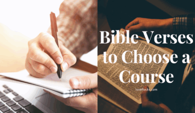 Bible Verses to Help You Choose a Course