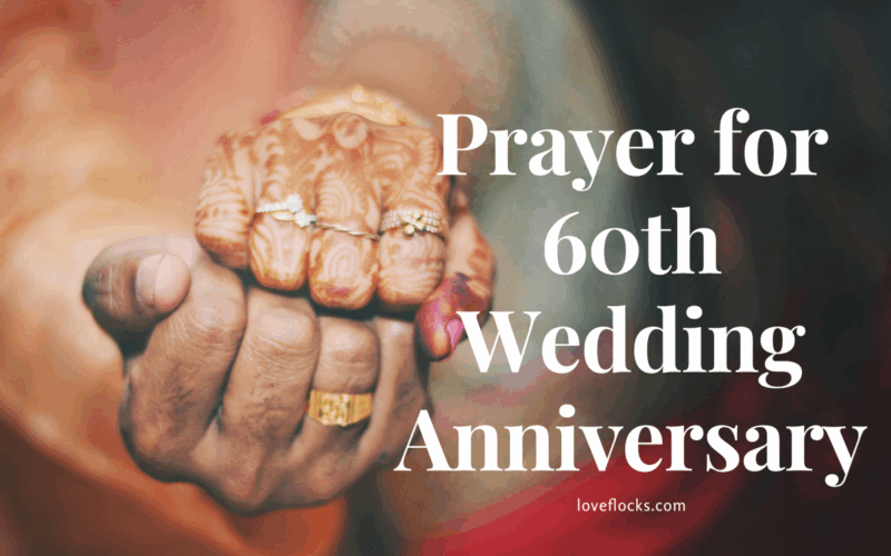 Prayer for 60th Wedding Anniversary