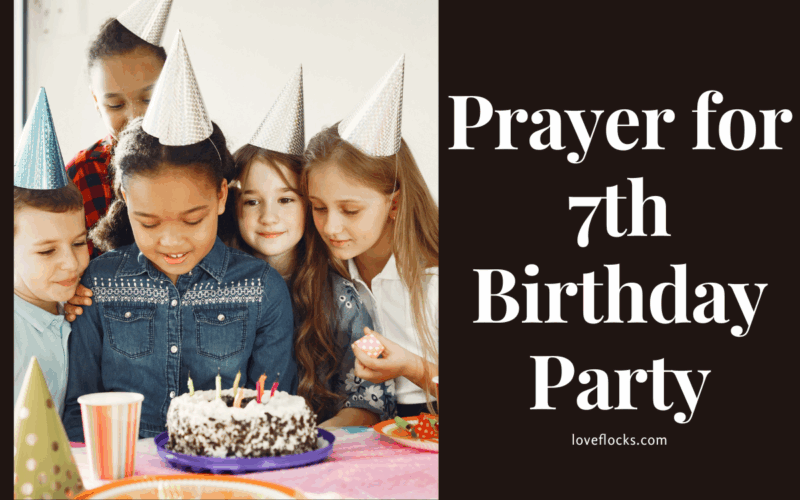 Prayer for 7th Birthday Party