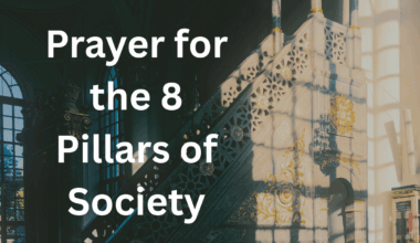 Prayers for the 8 Pillars of Society