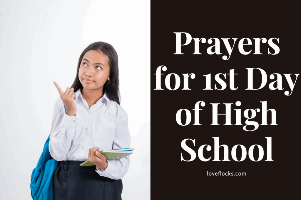 Prayers for 1st Day of High School