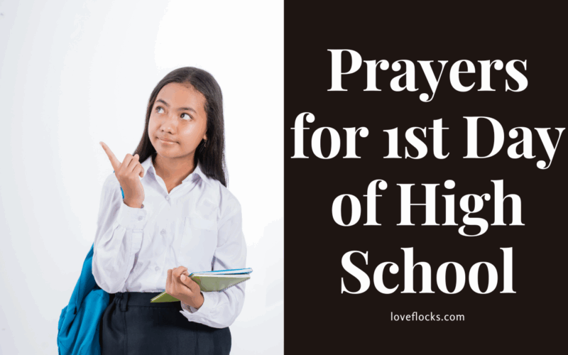 Prayers for 1st Day of High School