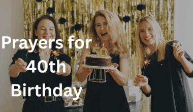 Prayers for 40th Birthday