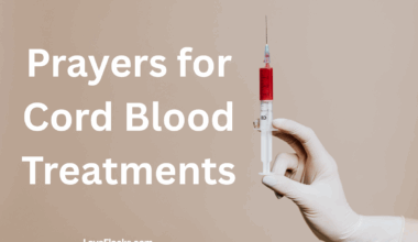 Prayers for Cord Blood Treatments