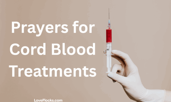 Prayers for Cord Blood Treatments