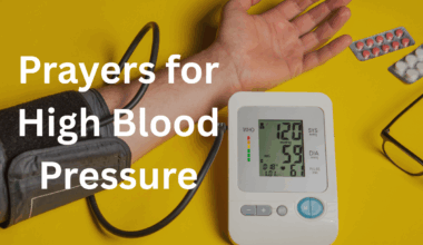 Prayers for High Blood Pressure