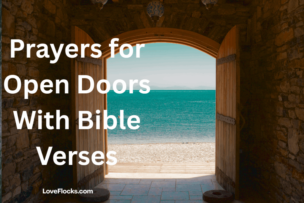 Prayers for Open Doors With Bible Verses