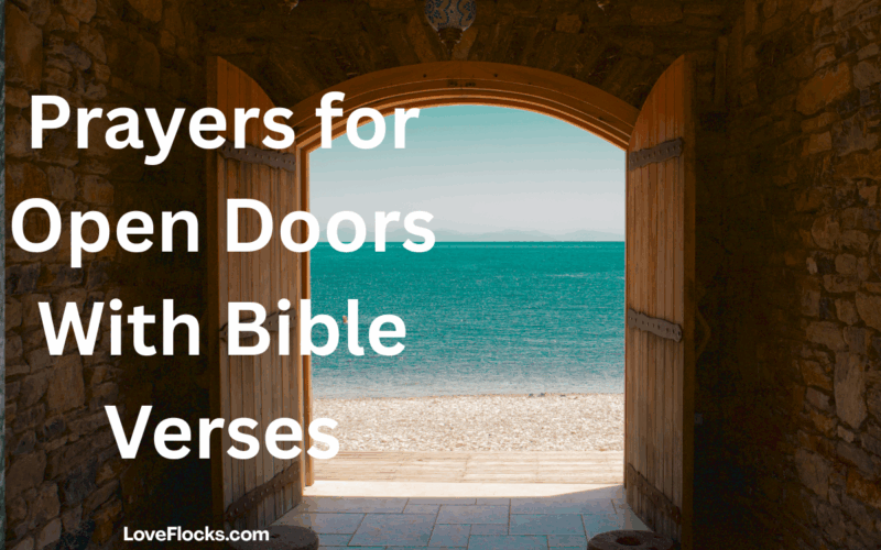 Prayers for Open Doors With Bible Verses
