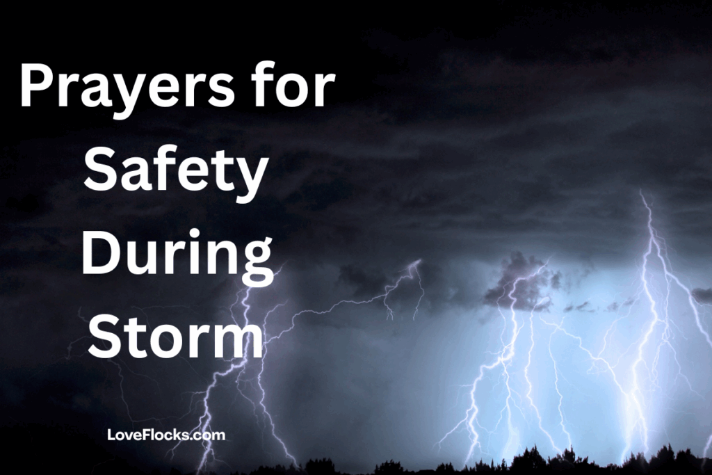 Prayers for Safety During Storm