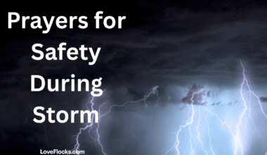 Prayers for Safety During Storm