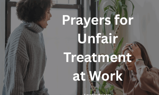 Prayers for Unfair Treatment at Work