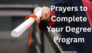 Prayers to Complete Your Degree Program
