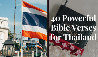 40 Powerful Bible Verses for Thailand