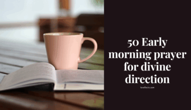 50 Early morning prayer for divine direction