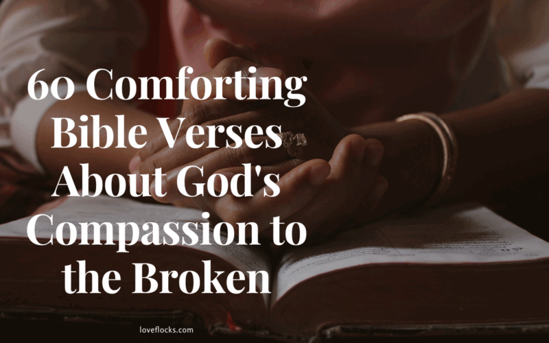 60 Comforting Bible Verses About God's Compassion to the Broken