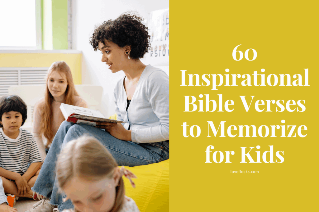 60 Inspirational Bible Verses to Memorize for Kids