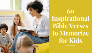 60 Inspirational Bible Verses to Memorize for Kids