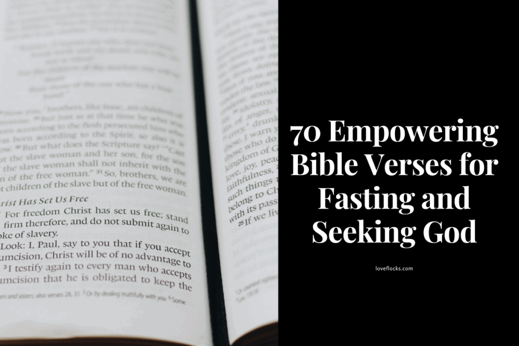  Bible Verses for Fasting and Seeking God