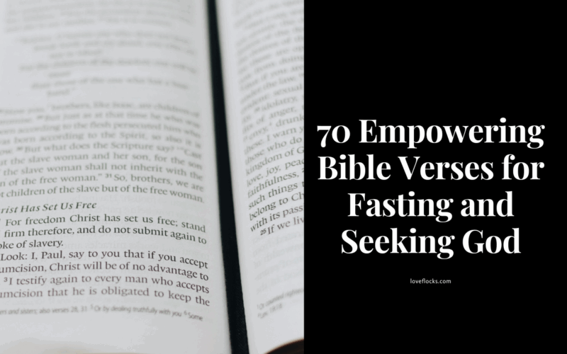  Bible Verses for Fasting and Seeking God