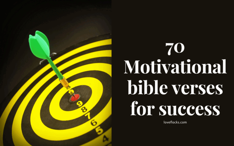 70 Motivational bible verses for success