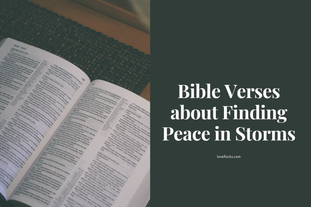 Bible Verses about Finding Peace in Storms