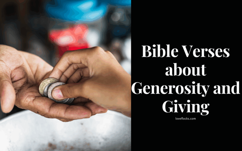 Bible Verses about Generosity and Giving