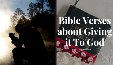 Bible Verses about Giving it to God