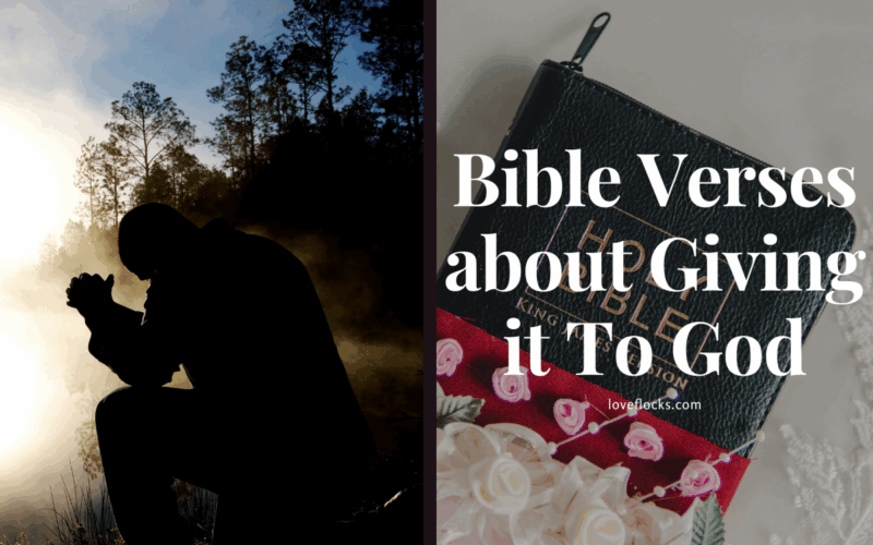 Bible Verses about Giving it to God
