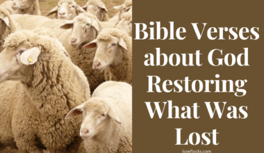 Bible Verses about God Restoring What Was Lost