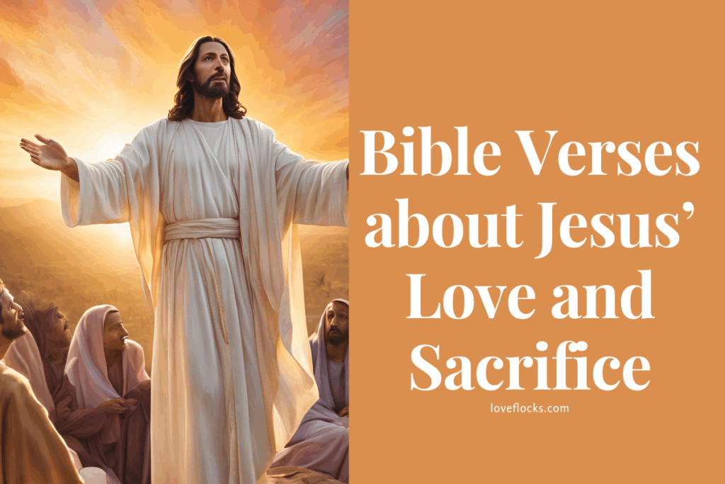 Bible Verses about Jesus’ Love and Sacrifice