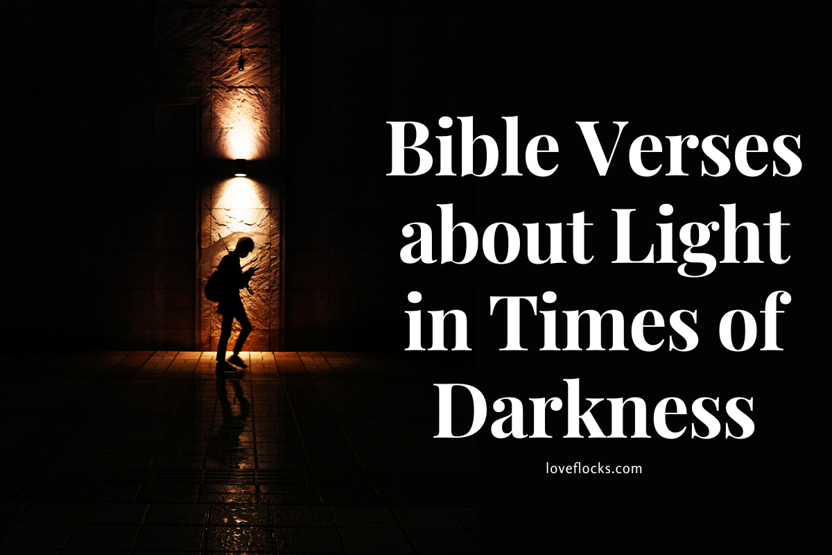 Bible Verses About Light In Times Of Darkness - LoveFlocks