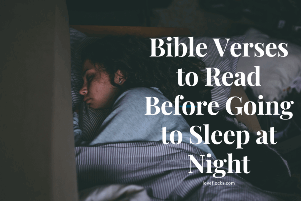 Bible Verses to Read Before Going to Sleep at Night