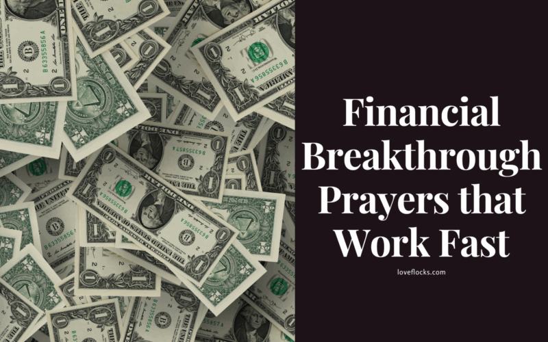 Financial Breakthrough Prayers that Work Fast