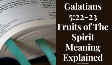 Galatians 5:22-23 Fruits of The Spirit Meaning Explained