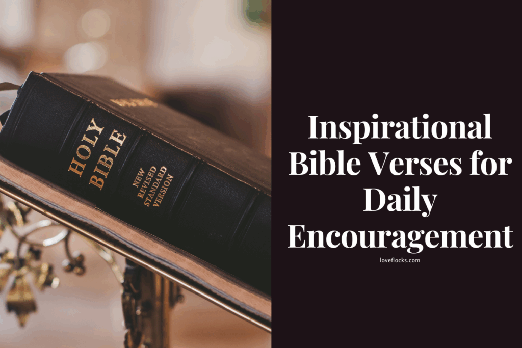 Inspirational Bible Verses for Daily Encouragement