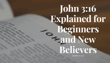 John 3:16 Explained for Beginners and New Believers