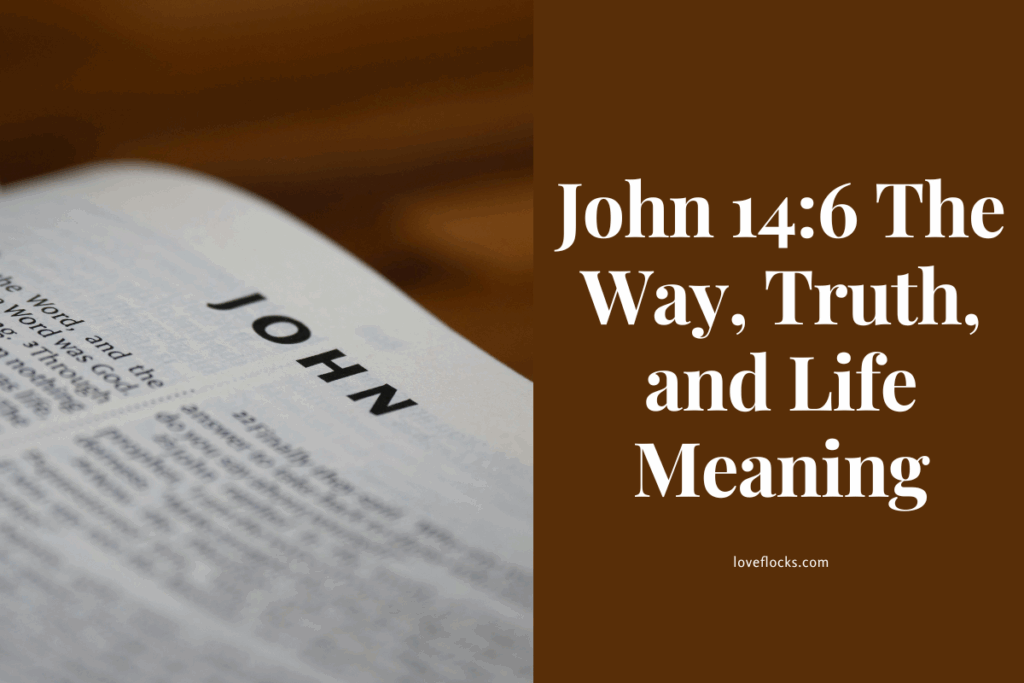 John 14:6 The Way, Truth, and Life Meaning