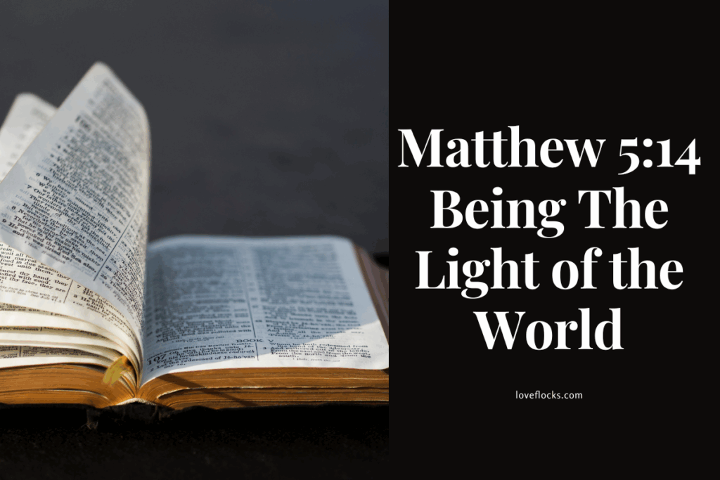 Matthew 5:14 Being The Light of the World