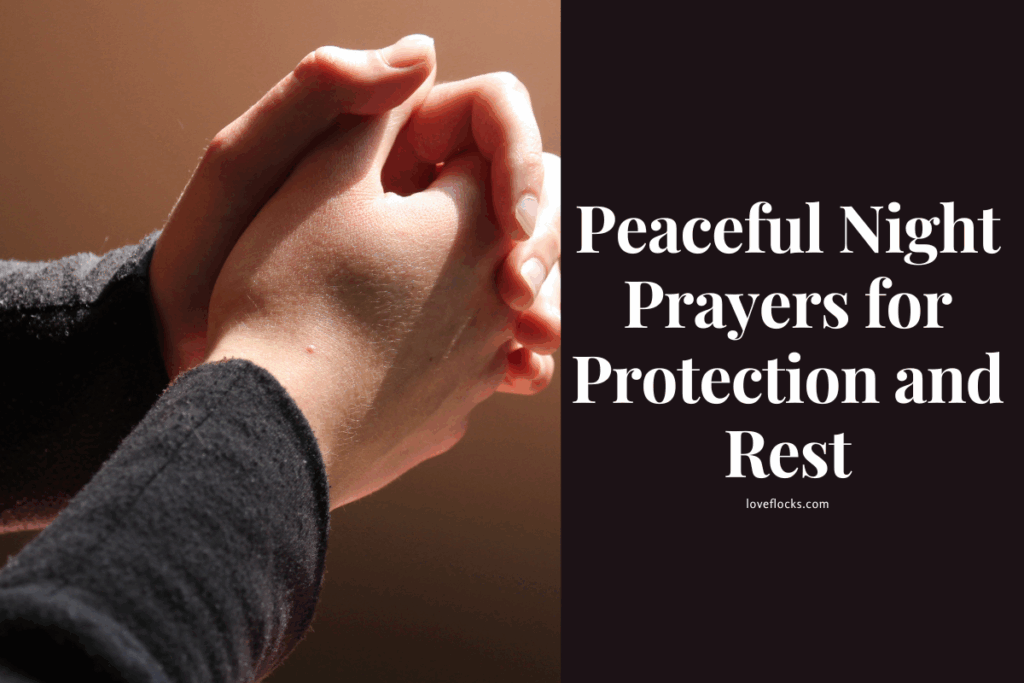 Peaceful Night Prayers for Protection and Rest