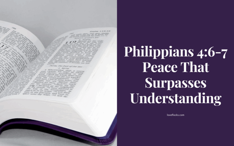 Philippians 4:6-7 Peace That Surpasses Understanding