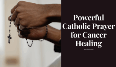 Powerful Catholic Prayer for Cancer Healing