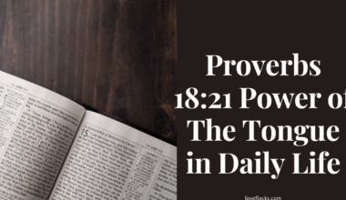 Proverbs 18:21 Power of The Tongue in Daily Life