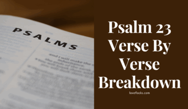 Psalm 23 Verse By Verse Breakdown