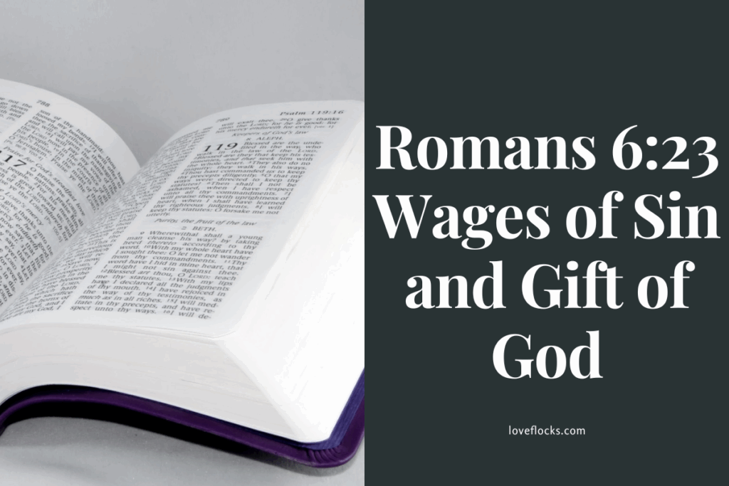 Romans 6:23 Wages of Sin and Gift of God