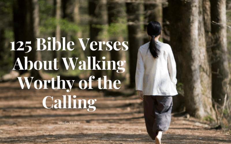 A person walking along a sunlit forest path, Bible in hand, symbolizing a spiritual journey of faith, holiness, and purpose—representing walking worthy of God's calling.”