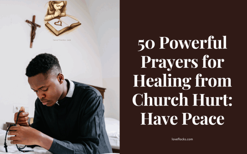 A young man kneeling in prayers