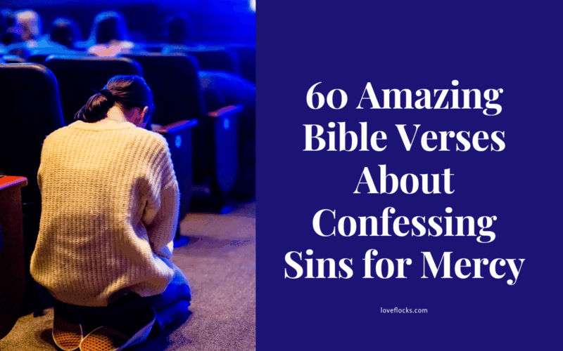 A lady kneeling to pray for forgiveness