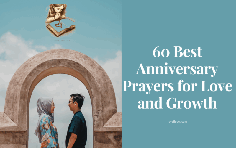 A couple holding hands and praying together on their anniversary