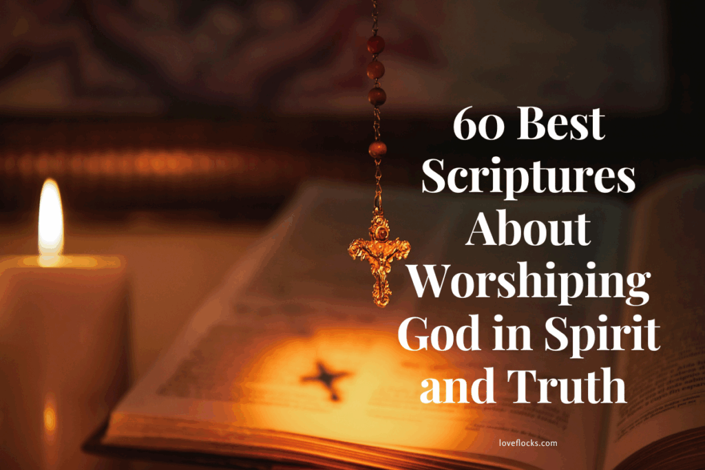 60 Best Scriptures About Worshiping God in Spirit and Truth 