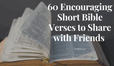Short Bible Verses to Share with Friends